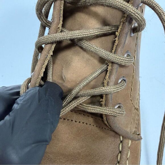 Thursday Boot Co. Moc Toe Diplomat Pebble Nubuck Leather Women's Size 6.5 - Picture 10 of 16